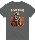 Humoristisk Elon Musk parodi med rymddräkt och Mars-landskap – t-shirt med tryck