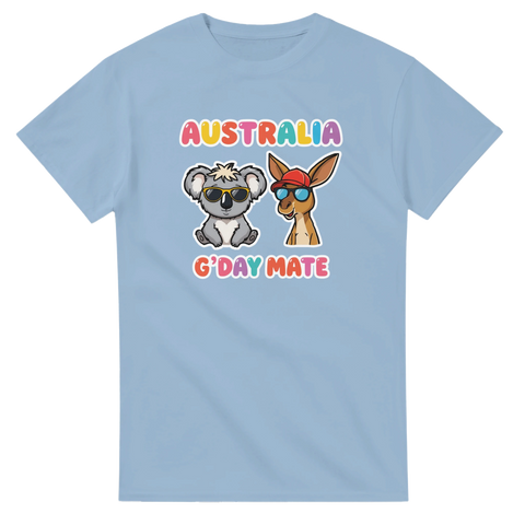Rolig Australien koala känguru solglasögon G'day Mate t-shirt