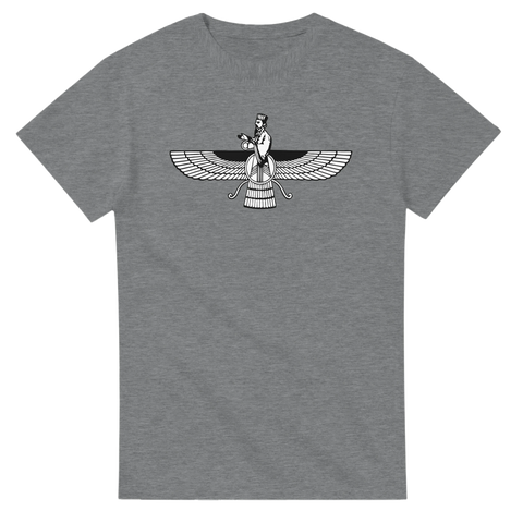 Farvahar zoroastrism persisk arvsdesign t-shirt