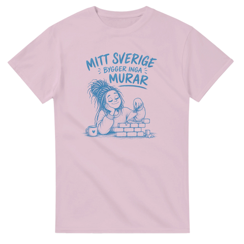 Solidarisk illustration med samhällsengagemang och öppenhet – motiv-t-shirt