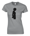 T-shirt Dam Classic – Hands Bound – t-shirt med unikt designtryck