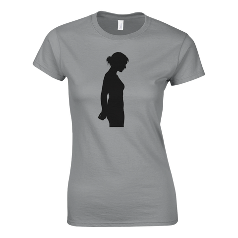 T-shirt Dam Classic – Hands Bound – t-shirt med unikt designtryck