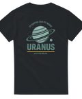 Retro illustration av planeten Uranus med humoristisk text – grafisk t-shirt