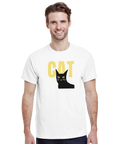 katt t-shirt Cat med modern grafisk design