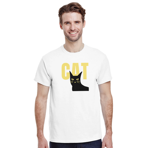 katt t-shirt Cat med modern grafisk design