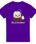 Söt grafisk tepåse med ansikte och texten Åh en Tea Shirt