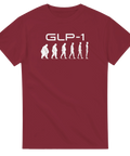 Minimalistiskt tryck om GLP-1 och viktnedgång – t-shirt med budskap