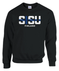 Sweatshirt med texten Sisu Finland – suomi tröja