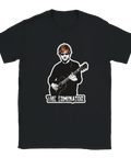 Svart t-shirt med The Edminator – Ed Sheeran som Terminator-parodi