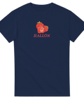 T-shirt med röd hallonillustration