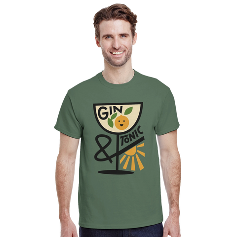 T-shirt Original – Gin & Tonic – t-shirt med unikt designtryck