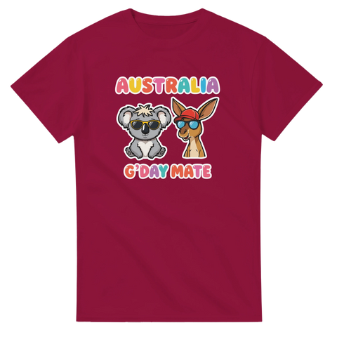G'day Mate Australien koala känguru t-shirt rolig presentidé