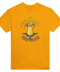Somrigt drinkmotiv med ananas och körsbär – t-shirt med semestertema