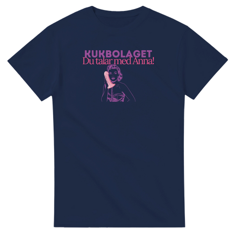 Rolig statement t-shirt med Kukbolaget-tryck