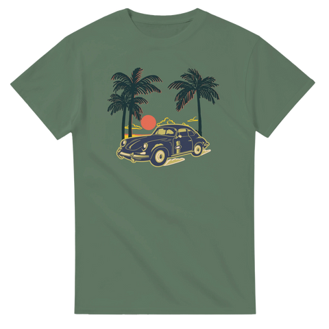 T-shirt Original - Car & Palm – t-shirt med unikt designtryck