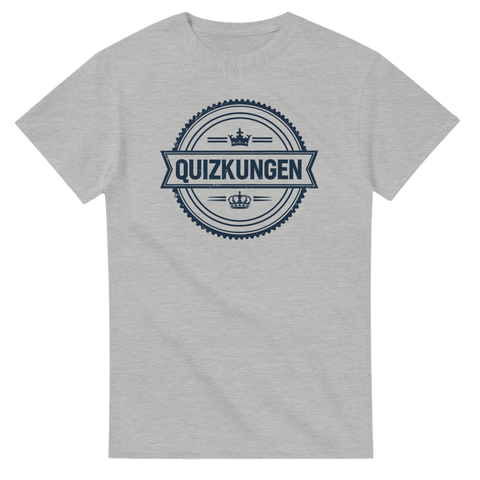 T-shirt Quizkungen retro logga grå