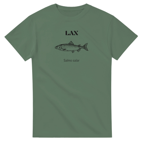 Lax t-shirt – fisketryck för sportfiskare