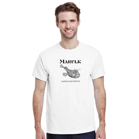T-shirt marulk – stilren fisk t-shirt för hav och fiske