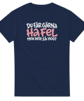 Produktbild 3 av rolig t-shirt med texten Du får gärna ha fel, men inte så högt