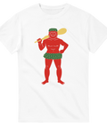 T-shirt med röd vildman från Lapplands landskapsvapen