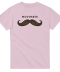 Stilren illustration av en mustasch för Movember – humoristisk t-shirt