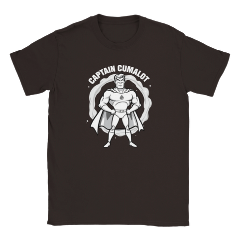 Rolig superhjälte t-shirt med tryck