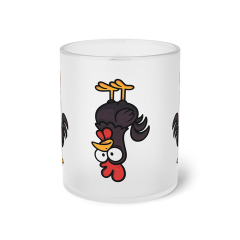 Frostat dricksglas - Rooster