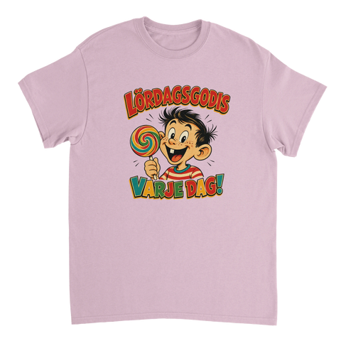 Vintage inspirerad design för godisälskare – grafisk t-shirt med text