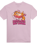 T-shirt med en katt i ett cocktailglas och texten Ikväll blir det ligga