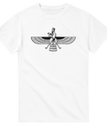 Zoroastrisk Farvahar emblem persisk mytologi religion t-shirt