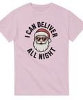 Humoristisk juldesign med tomte i solglasögon – t-shirt med attityd