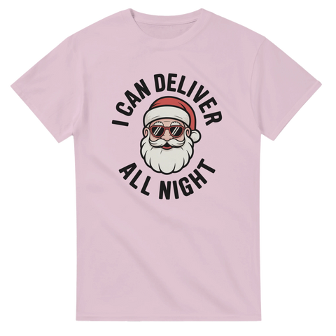 Humoristisk juldesign med tomte i solglasögon – t-shirt med attityd