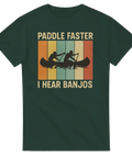 T-shirt Original - Paddle Faster I Hear Banjos – t-shirt med unikt designtryck
