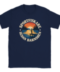 T-shirt med motivet Sportfiskare sedan barnsben