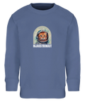 T-shirt med grafiskt motiv av en röd katt i rymddräkt