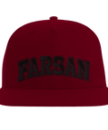 Snapback keps med text