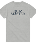 Gråmelerad t-shirt med Quiz Master tryck i klassiskt typsnitt
