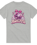 T-shirt med rosa discokula, rosett, brudslöja och texten Möhippa