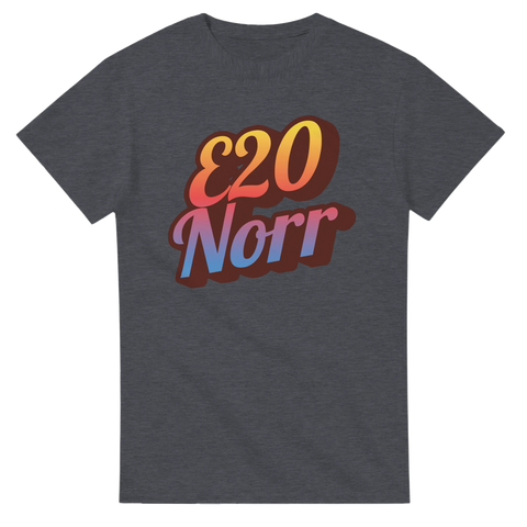 E20 Norr karta illustration t-shirt herr
