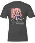 Suspect texttryck svart premium t-shirt herr