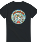 Vintage inspirerat tryck med Lucia Night Club motiv – mörkgrå Lucia t-shirt