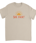 Minimalistiskt citat-tryck om svensk sommar och längtan efter sol – grafisk t-shirt