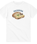 Rolig ordvits-illustration av en myra på en ostmacka – grafisk t-shirt