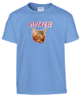 T-shirt Barn - Mjau – t-shirt med unikt designtryck