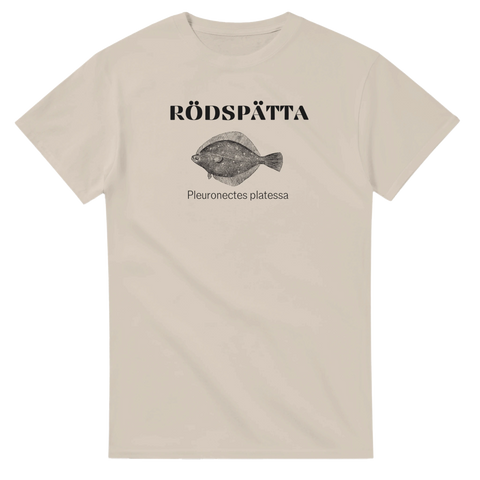 T-shirt Original - Rödspätta – t-shirt med unikt designtryck