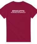 Politiskt statement-tryck med ruggad text på bröstet – grafisk t-shirt