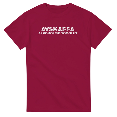 Politiskt statement-tryck med ruggad text på bröstet – grafisk t-shirt