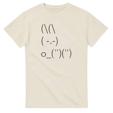 Klassisk internetkonst med ASCII-tecken – stilren t-shirt med nördig humor