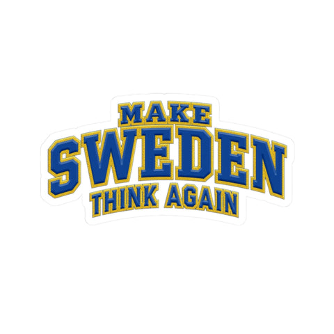 Sticker - Make Sweden Think Again