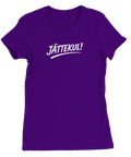 Rolig textdesign "Jättekul" damt-shirt premium